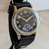 GLYCINE Military Pilot Wristwatch Cal. A.S. 1130 Luminous Dial 33.5mm Watch