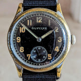 GLYCINE Military Pilot Wristwatch Cal. A.S. 1130 Luminous Dial 33.5mm Watch