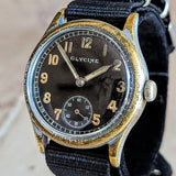 GLYCINE Military Pilot Wristwatch Cal. A.S. 1130 Luminous Dial 33.5mm Watch