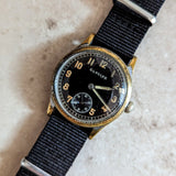 GLYCINE Military Pilot Wristwatch Cal. A.S. 1130 Luminous Dial 33.5mm Watch