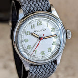 1945 BULOVA Watertite Military Wristwatch 17 Jewels 29mm Swiss Made Watch