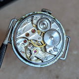1935 LONGINES Military Wristwatch Cal. 10.68Z Wire Lug Trench Watch