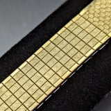 1950s SPEIDEL 17mm Flex Watchband Center Scissor Expansion Bracelet 10K GF