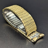 1950s SPEIDEL 17mm Flex Watchband Center Scissor Expansion Bracelet 10K GF