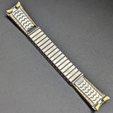 1950s SPEIDEL 17mm Flex Watchband Center Scissor Expansion Bracelet 10K GF