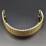 1950s SPEIDEL 17mm Flex Watchband Center Scissor Expansion Bracelet 10K GF
