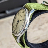 NICE WATCH Military Style 34.5mm Wristwatch Swiss Cal. ETA 960 Watch