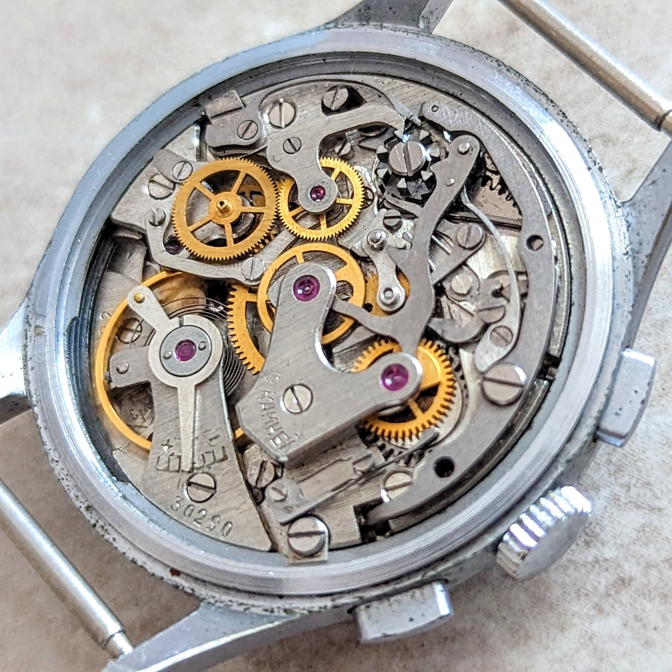 POLJOT Chronograph Wristwatch 19 Jewels Made in U.S.S.R. Vintage Watch