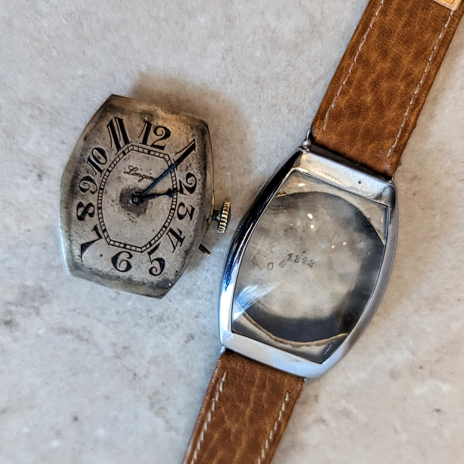 1904 LONGINES Mechanical Wristwatch Ref. 1342 Push Button Set Wire Lug Watch