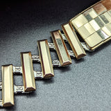 Rare KREISLER 17.5mm Watchband Center Scissor Expansion Vintage Bracelet