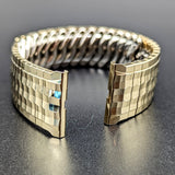 Rare KREISLER 19mm Watchband Center Scissor Expansion 10K GF Vintage Bracelet