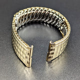 Rare KREISLER 19mm Watchband Center Scissor Expansion 10K GF Vintage Bracelet