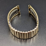 Rare KREISLER 19mm Watchband Center Scissor Expansion 10K GF Vintage Bracelet