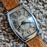 1904 LONGINES Mechanical Wristwatch Ref. 1342 Push Button Set Wire Lug Watch