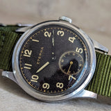 1942 ETERNA WWII Military Jumbo Wristwatch Ref. 138.92 Cal. 852 - Radium Dial Watch