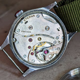 1942 ETERNA WWII Military Jumbo Wristwatch Ref. 138.92 Cal. 852 - Radium Dial Watch
