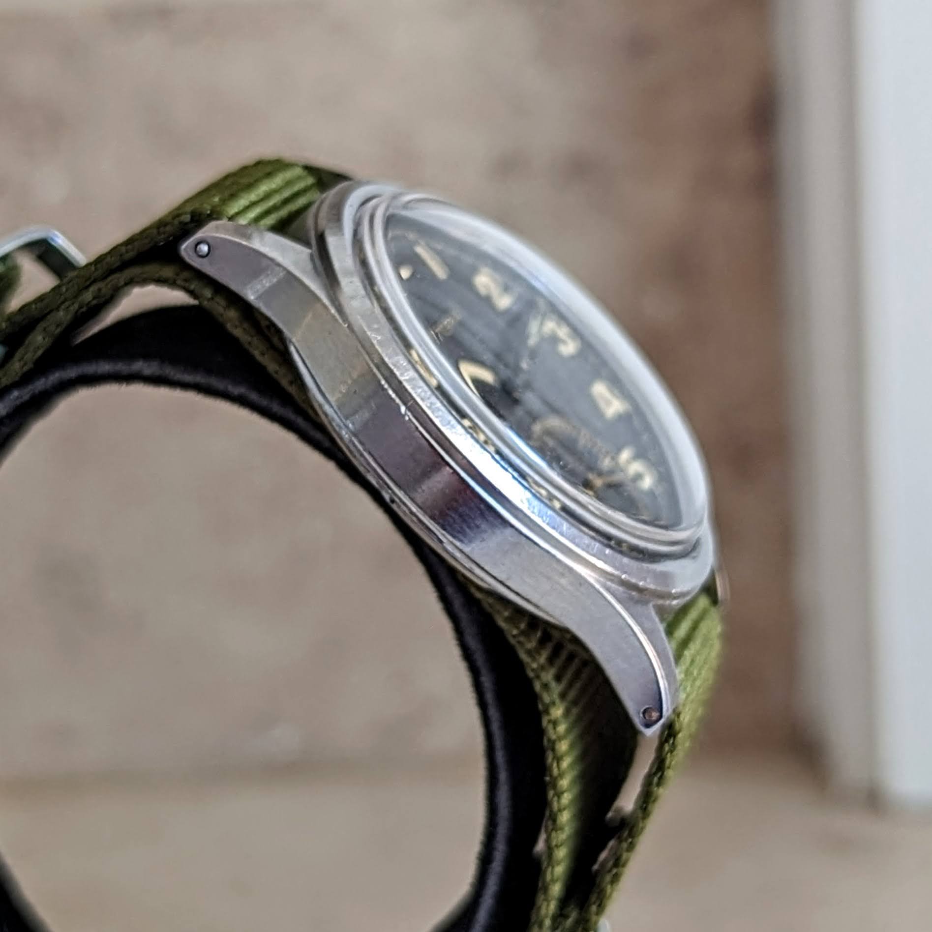 1942 ETERNA WWII Military Jumbo Wristwatch Ref. 138.92 Cal. 852 - Radi ...