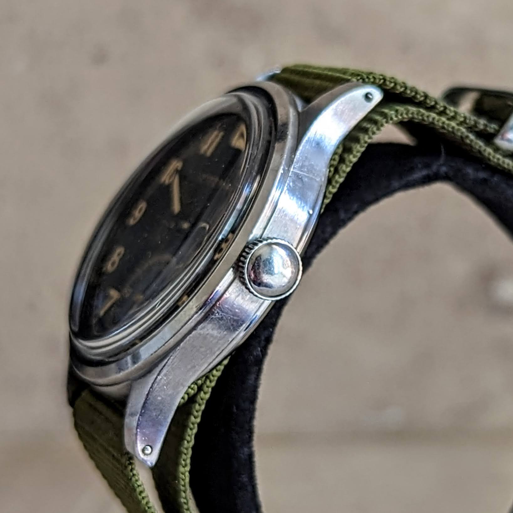 1942 ETERNA WWII Military Jumbo Wristwatch Ref. 138.92 Cal. 852 - Radi ...