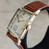 1950 LORD ELGIN Wristwatch 23 Jewels Grade 626 6 ADJ’s U.S.A. Made Vintage Watch