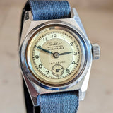 CORTEBERT Military Wristwatch 26mm Vintage WWII European Watch S.S.