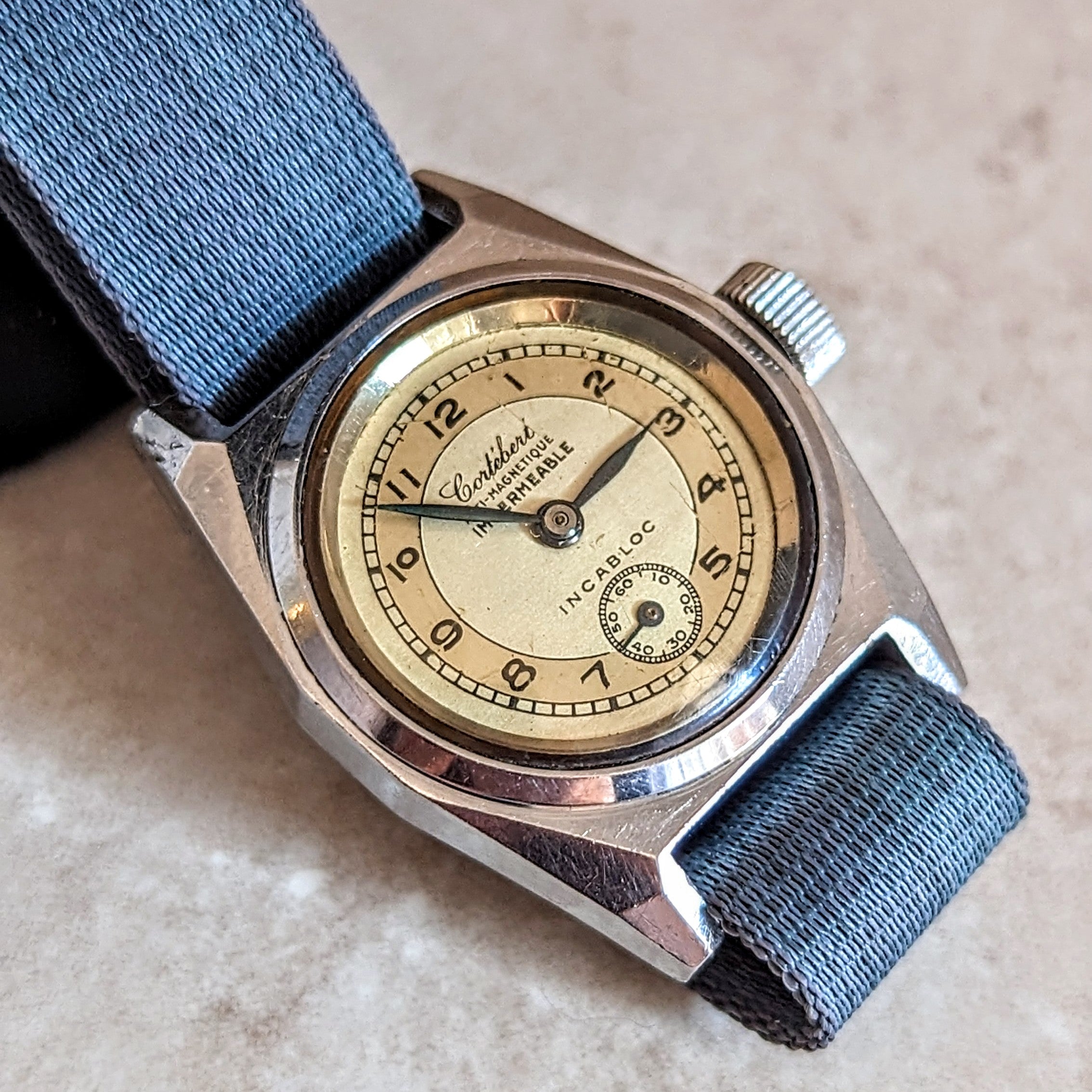 CORTEBERT Military Wristwatch 26mm Vintage WWII European Watch S.S ...