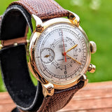 14K GOLD GRUEN Precision Chrono-Timer Wristwatch Doctors Pulsometer Vintage Watch