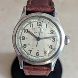 1930s RACINE Military WWII Wristwatch by Gallet & Co. 17 Jewels Swiss Watch