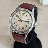 1930s RACINE Military WWII Wristwatch by Gallet & Co. 17 Jewels Swiss Watch