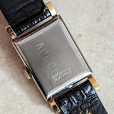 1946 Custom BULOVA Watch 17 Jewels Cal. 8AH Fancy Dial Swiss Made Wristwatch