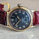 CLINTON Waterproof Wristwatch Grey Dial 17 Jewels 29mm Swiss Made Watch