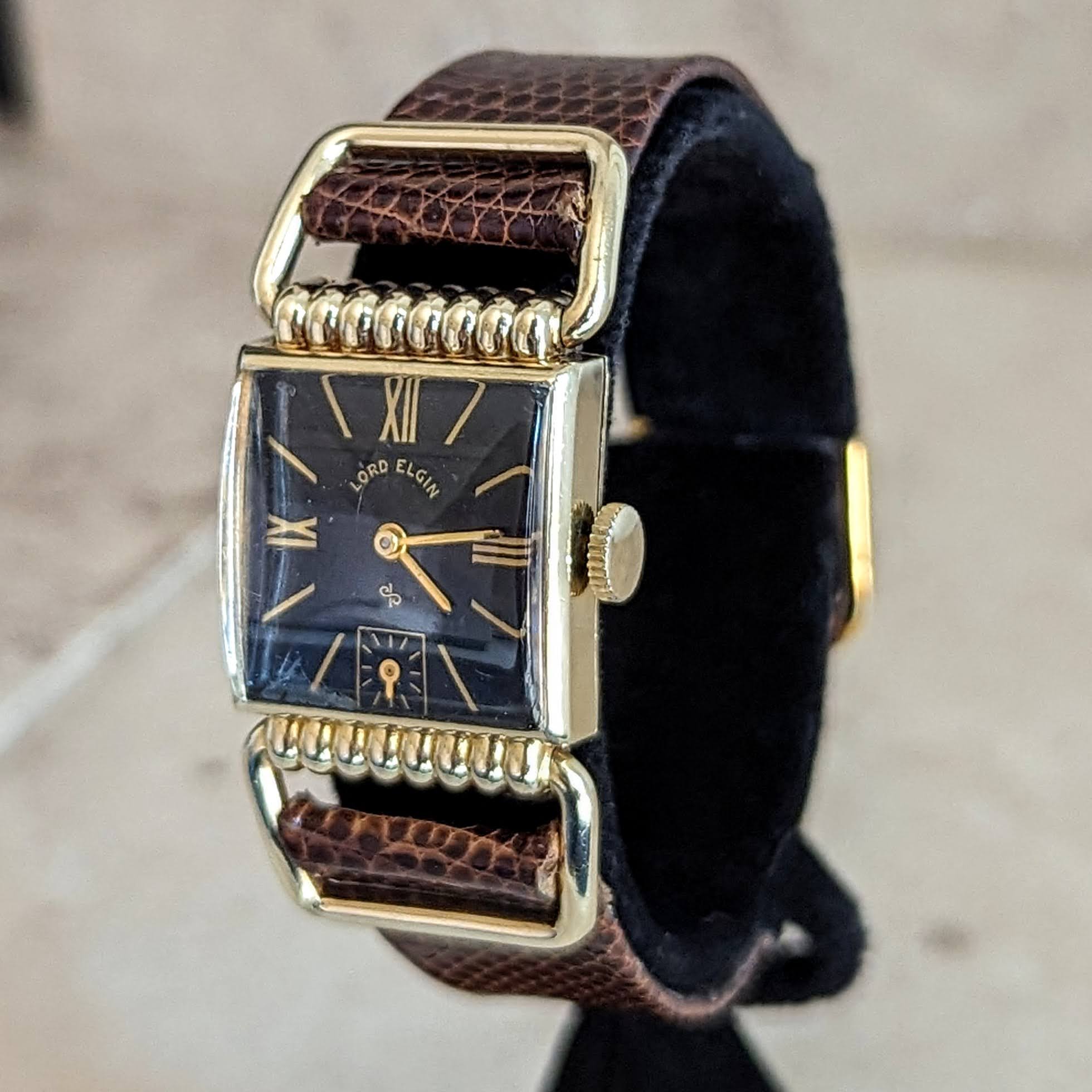 1950 LORD ELGIN Drivers Watch Ref. 4602 21 Jewels 4 ADJ’s Grade 626 U.S.A. Made Wristwatch