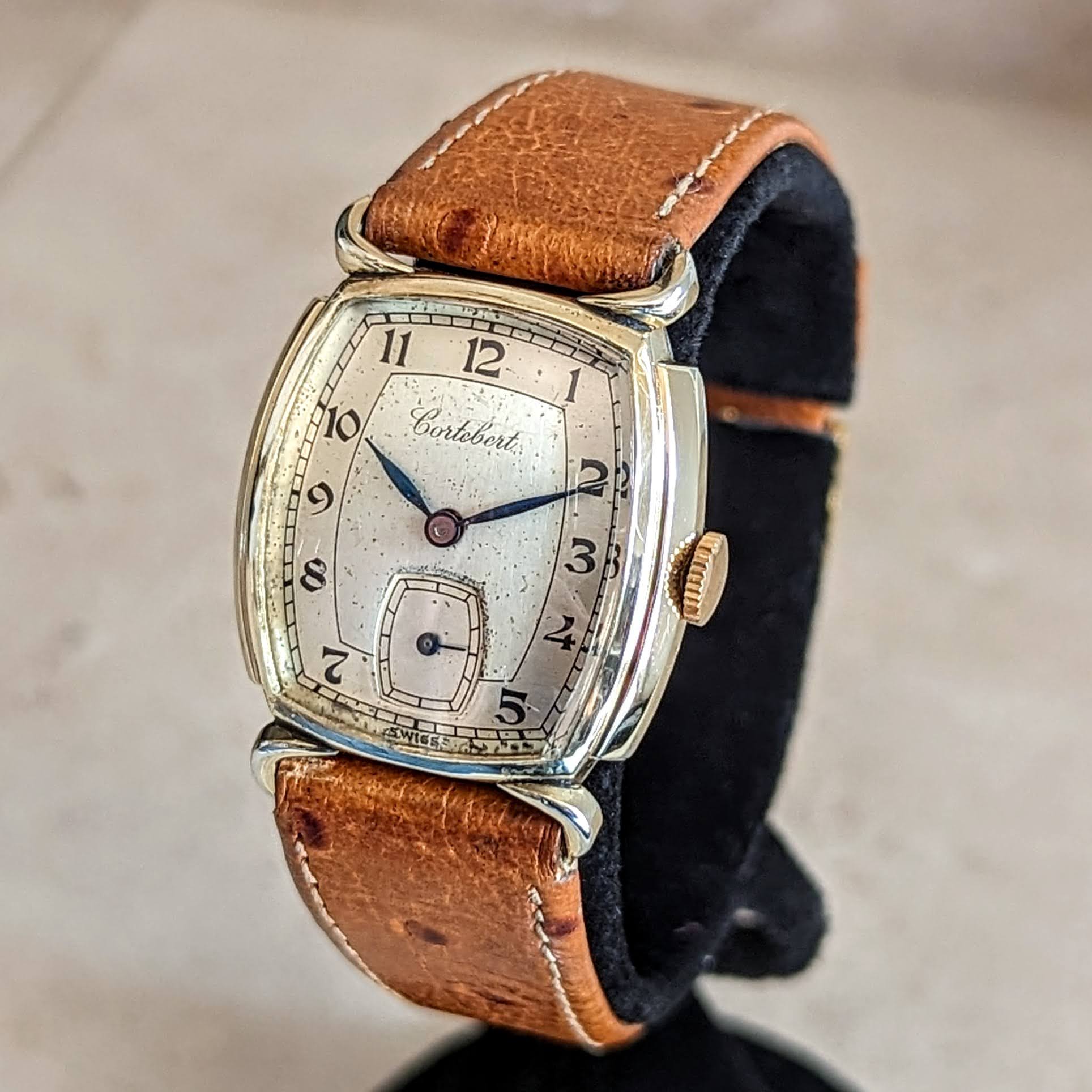 CORTEBERT Wristwatch 17 Jewels Cal. 665 Swiss Made Mechanical Watch