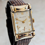 1954 BULOVA Jefferson Wristwatch 21 Jewels Cal. 7AA U.S.A. Made Watch