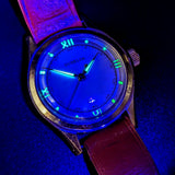 E. GUBELIN Military Style Wristwatch 17 Jewels AS 1187 Swiss Made Watch