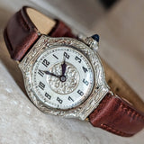 14K GOLD 1920s ART DECO Wristwatch by Erima Watch 15 Jewels 2 ADJ Swiss Made