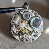 14K GOLD 1920s ART DECO Wristwatch by Erima Watch 15 Jewels 2 ADJ Swiss Made