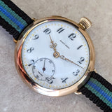 MAYO BROS Wristwatch 15 Jewels 3 ADJ. Swiss Made 14K G.F. Vintage Watch