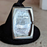1934 OMEGA Art Deco Wristwatch Cal. T17 15 Jewels Tank Case ALL S.S. Vintage Watch