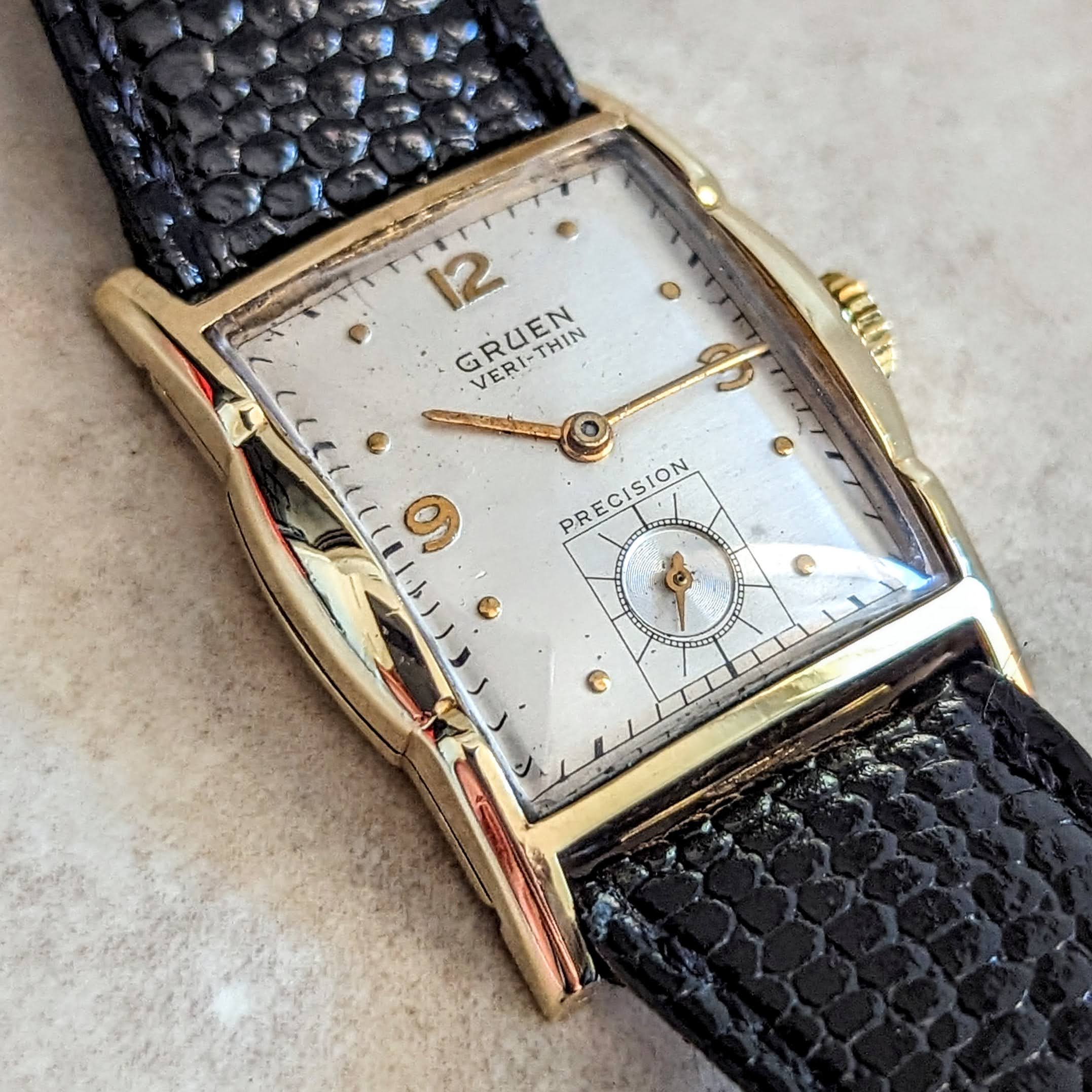 Gruen veri thin watch history discount