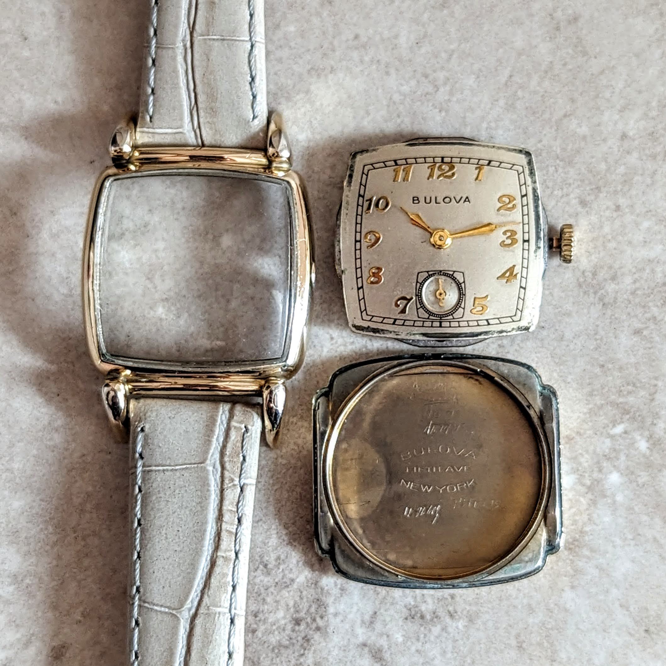 1950 BULOVA His Excellency “XX” Wristwatch 21 Jewels Cal. 10BM U.S.A. Made Watch