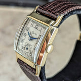 1950s ALPINA Wristwatch 17 Jewels Cal. 566 Swiss Made 10K GF Watch