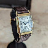 1950s ALPINA Wristwatch 17 Jewels Cal. 566 Swiss Made 10K GF Watch