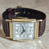 1950s ALPINA Wristwatch 17 Jewels Cal. 566 Swiss Made 10K GF Watch