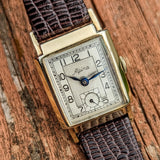 1950s ALPINA Wristwatch 17 Jewels Cal. 566 Swiss Made 10K GF Watch
