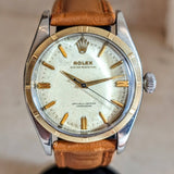 1960 ROLEX Ref 6581 Oyster Perpetual Officially Certified Chronometer Wristwatch