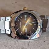 WALTHAM VACUUM Automatic Wristwatch Day/Date 1970s Vintage Watch