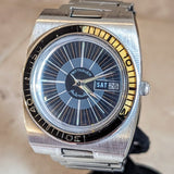 WITTNAUER Dive Automatic Wristwatch 1003-W100 17 Jewels Vintage 1970s Watch