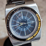 WITTNAUER Dive Automatic Wristwatch 1003-W100 17 Jewels Vintage 1970s Watch
