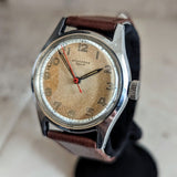 1950s STAUFFER Sport Wristwatch 17 Jewels Swiss Made Military Style Watch