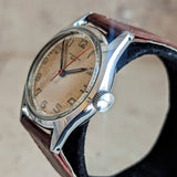 1950s STAUFFER Sport Wristwatch 17 Jewels Swiss Made Military Style Watch